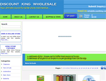 Tablet Screenshot of discountking.com