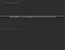 Tablet Screenshot of discountking.de
